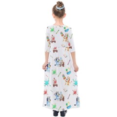 Kids  Quarter Sleeve Maxi Dress 