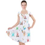 Bluey, Bluey merch, Bluey pattern, Bluey Bluey, bingo, Bluey design, bluey dog Cap Sleeve Midi Dress With Pockets Bluey, Bluey merch, Bluey pattern, Bluey Bluey, bingo, Bluey design, bluey dog Cap Sleeve Midi Dress With Pockets