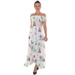 Bluey, Bluey merch, Bluey pattern, Bluey Bluey, bingo, Bluey design, bluey dog Off Shoulder Open Front Chiffon Dress Bluey, Bluey merch, Bluey pattern, Bluey Bluey, bingo, Bluey design, bluey dog Off Shoulder Open Front Chiffon Dress