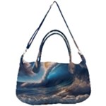 Ocean Sea Waves Removable Strap Handbag