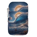 Ocean Sea Waves Waist Pouch (Large)