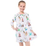 Bluey, Bluey merch, Bluey pattern, Bluey Bluey, bingo, Bluey design, bluey dog Kids Quarter Sleeve Shirt Dress Bluey, Bluey merch, Bluey pattern, Bluey Bluey, bingo, Bluey design, bluey dog Kids Quarter Sleeve Shirt Dress