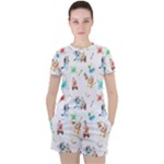 Bluey, Bluey merch, Bluey pattern, Bluey Bluey, bingo, Bluey design, bluey dog Women s T-Shirt and Shorts Set Bluey, Bluey merch, Bluey pattern, Bluey Bluey, bingo, Bluey design, bluey dog Women s T-Shirt and Shorts Set