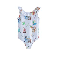 Kids  Frill Swimsuit 