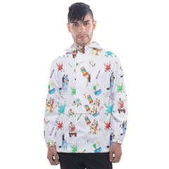Men s Front Pocket Pullover Windbreaker 