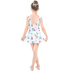 Kids  Skater Dress Swimsuit 