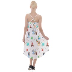 High-Low Halter Chiffon Dress  
