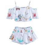 Bluey, Bluey merch, Bluey pattern, Bluey Bluey, bingo, Bluey design, bluey dog Kids Off Shoulder Skirt Bikini Bluey, Bluey merch, Bluey pattern, Bluey Bluey, bingo, Bluey design, bluey dog Kids Off Shoulder Skirt Bikini
