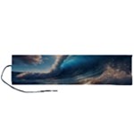 Ocean Sea Waves Roll Up Canvas Pencil Holder (L)