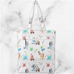 Double Zip Up Tote Bag 