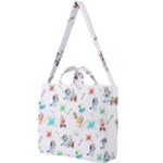 Bluey, Bluey merch, Bluey pattern, Bluey Bluey, bingo, Bluey design, bluey dog Square Shoulder Tote Bag Bluey, Bluey merch, Bluey pattern, Bluey Bluey, bingo, Bluey design, bluey dog Square Shoulder Tote Bag