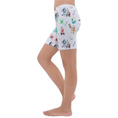 Kids  Lightweight Velour Capri Yoga Leggings 