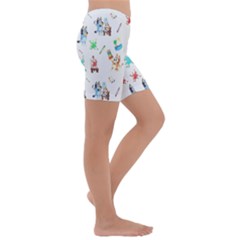 Kids  Lightweight Velour Capri Yoga Leggings 