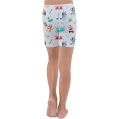 Kids  Lightweight Velour Capri Yoga Leggings 