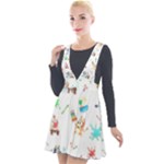 Bluey, Bluey merch, Bluey pattern, Bluey Bluey, bingo, Bluey design, bluey dog Plunge Pinafore Velour Dress Bluey, Bluey merch, Bluey pattern, Bluey Bluey, bingo, Bluey design, bluey dog Plunge Pinafore Velour Dress