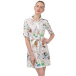Bluey, Bluey merch, Bluey pattern, Bluey Bluey, bingo, Bluey design, bluey dog Belted Shirt Dress Bluey, Bluey merch, Bluey pattern, Bluey Bluey, bingo, Bluey design, bluey dog Belted Shirt Dress