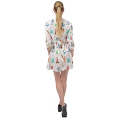 Mini Skater Shirt Dress 