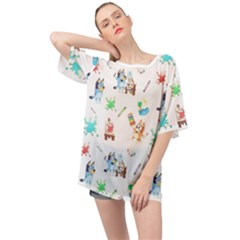 Oversized Chiffon Top 