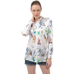 Long Sleeve Satin Shirt 