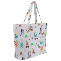 Zip Up Canvas Bag 