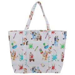 Zip Up Canvas Bag 