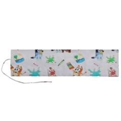 Bluey, Bluey merch, Bluey pattern, Bluey Bluey, bingo, Bluey design, bluey dog Roll Up Canvas Pencil Holder (L) from ArtsNow.com