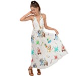 Bluey, Bluey merch, Bluey pattern, Bluey Bluey, bingo, Bluey design, bluey dog Backless Maxi Beach Dress Bluey, Bluey merch, Bluey pattern, Bluey Bluey, bingo, Bluey design, bluey dog Backless Maxi Beach Dress