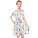 Bluey, Bluey merch, Bluey pattern, Bluey Bluey, bingo, Bluey design, bluey dog Kids Cut Out Shoulders Chiffon Dress Bluey, Bluey merch, Bluey pattern, Bluey Bluey, bingo, Bluey design, bluey dog Kids Cut Out Shoulders Chiffon Dress