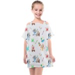 Bluey, Bluey merch, Bluey pattern, Bluey Bluey, bingo, Bluey design, bluey dog Kids One Piece Chiffon Dress Bluey, Bluey merch, Bluey pattern, Bluey Bluey, bingo, Bluey design, bluey dog Kids One Piece Chiffon Dress