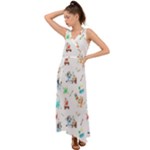 Bluey, Bluey merch, Bluey pattern, Bluey Bluey, bingo, Bluey design, bluey dog V-Neck Chiffon Maxi Dress Bluey, Bluey merch, Bluey pattern, Bluey Bluey, bingo, Bluey design, bluey dog V-Neck Chiffon Maxi Dress
