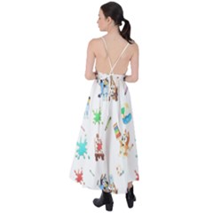 Tie Back Maxi Dress 