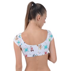 Cap Sleeve Ring Bikini Top 
