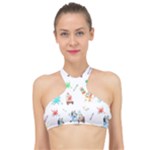 Bluey, Bluey merch, Bluey pattern, Bluey Bluey, bingo, Bluey design, bluey dog High Neck Bikini Top Bluey, Bluey merch, Bluey pattern, Bluey Bluey, bingo, Bluey design, bluey dog High Neck Bikini Top