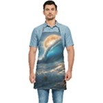 Ocean Sea Waves Kitchen Apron