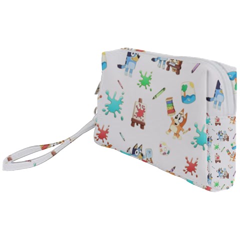 Bluey, Bluey merch, Bluey pattern, Bluey Bluey, bingo, Bluey design, bluey dog Wristlet Pouch Bag (Small) from ArtsNow.com
