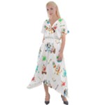 Bluey, Bluey merch, Bluey pattern, Bluey Bluey, bingo, Bluey design, bluey dog Cross Front Sharkbite Hem Maxi Dress Bluey, Bluey merch, Bluey pattern, Bluey Bluey, bingo, Bluey design, bluey dog Cross Front Sharkbite Hem Maxi Dress