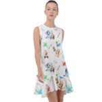 Bluey, Bluey merch, Bluey pattern, Bluey Bluey, bingo, Bluey design, bluey dog Frill Swing Dress Bluey, Bluey merch, Bluey pattern, Bluey Bluey, bingo, Bluey design, bluey dog Frill Swing Dress