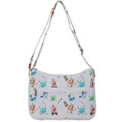 Zip Up Shoulder Bag 