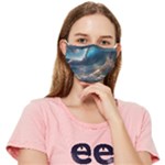 Ocean Sea Waves Fitted Cloth Face Mask (Adult)
