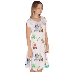 Classic Short Sleeve Dress 