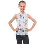 Bluey, Bluey merch, Bluey pattern, Bluey Bluey, bingo, Bluey design, bluey dog Kids Sleeveless Polo T-Shirt Bluey, Bluey merch, Bluey pattern, Bluey Bluey, bingo, Bluey design, bluey dog Kids Sleeveless Polo T-Shirt