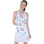 Bluey, Bluey merch, Bluey pattern, Bluey Bluey, bingo, Bluey design, bluey dog Racer Back Mesh Tank Top Bluey, Bluey merch, Bluey pattern, Bluey Bluey, bingo, Bluey design, bluey dog Racer Back Mesh Tank Top