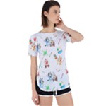 Bluey, Bluey merch, Bluey pattern, Bluey Bluey, bingo, Bluey design, bluey dog Perpetual Short Sleeve T-Shirt Bluey, Bluey merch, Bluey pattern, Bluey Bluey, bingo, Bluey design, bluey dog Perpetual Short Sleeve T-Shirt