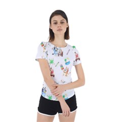 Back Cut Out Sport T-Shirt 
