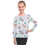 Bluey, Bluey merch, Bluey pattern, Bluey Bluey, bingo, Bluey design, bluey dog Kids Long Mesh T-Shirt Bluey, Bluey merch, Bluey pattern, Bluey Bluey, bingo, Bluey design, bluey dog Kids Long Mesh T-Shirt