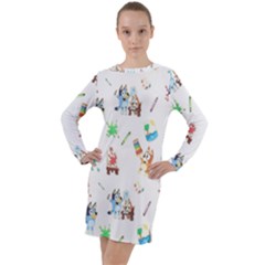 Long Sleeve Hoodie Dress 