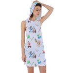Bluey, Bluey merch, Bluey pattern, Bluey Bluey, bingo, Bluey design, bluey dog Racer Back Hoodie Dress Bluey, Bluey merch, Bluey pattern, Bluey Bluey, bingo, Bluey design, bluey dog Racer Back Hoodie Dress
