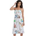 Knee-Length Strapless Bra Top Dress 