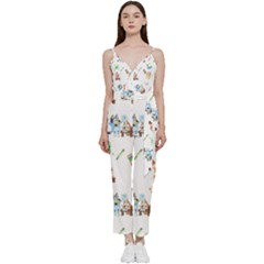 V-Neck Camisole Jumpsuit 
