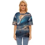 Ocean Sea Waves Oversized Basic T-Shirt